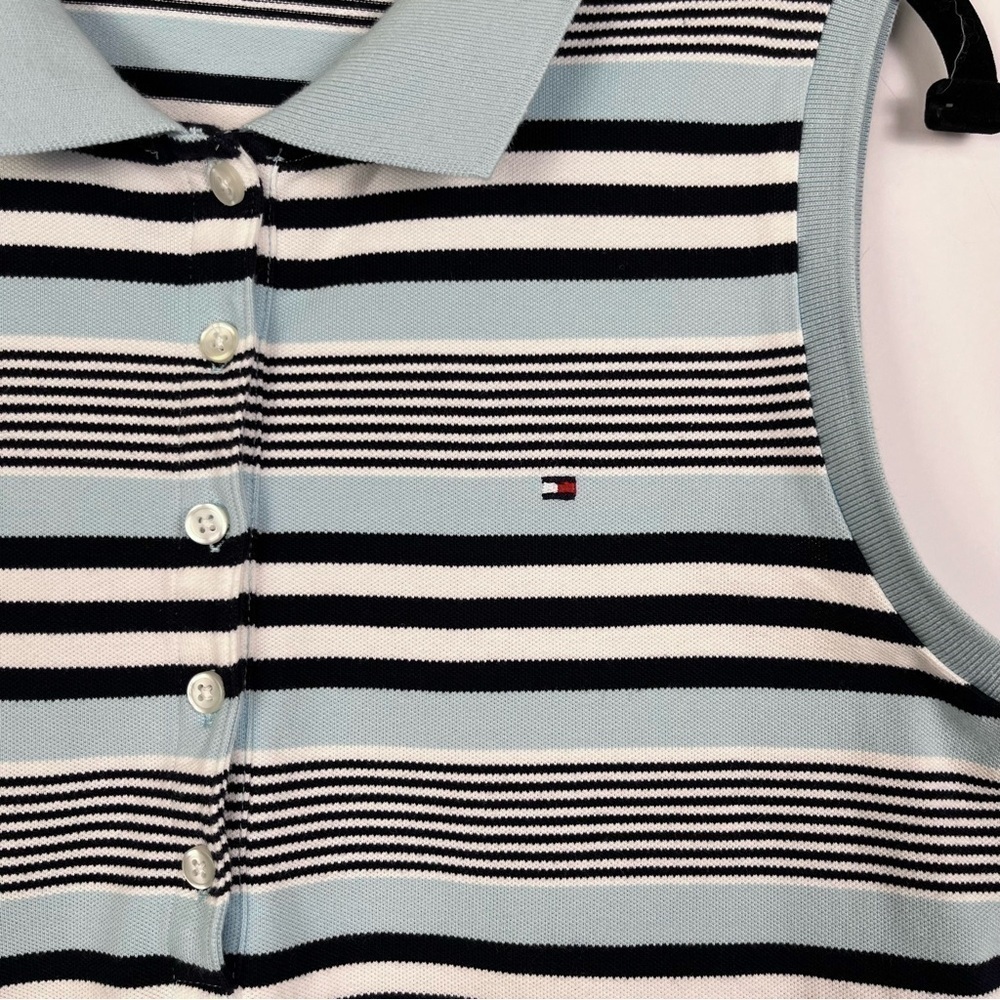 2/$30 Tommy Hilfiger Striped Sleeveless Polo Shirt - Size Small - Picture 6 of 8